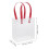 Plastic Gift Bag Transparent with Handles 10 Pcs 6