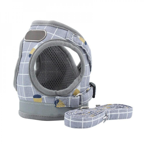 Dog Cat Harness Adjustable Reflective Vest for Small Medium 2