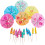 Cure-dents multicolores en forme de parasol à cocktail (50 pièces) 2