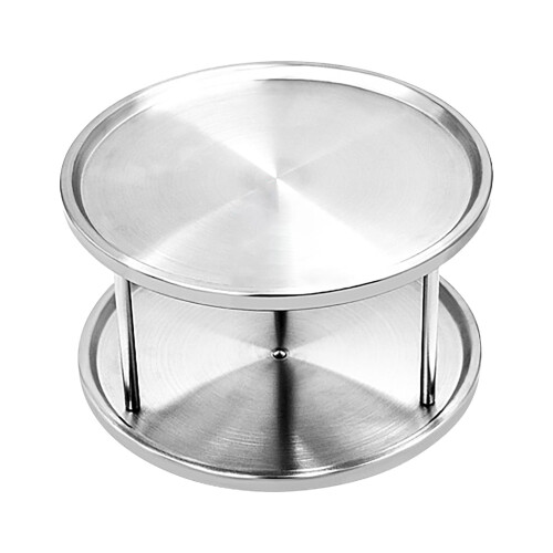 Winysin2 tier lazy susan organizer for kitchen cabinet 1