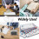 Plastic Sponge Finger Moistener for Cash Counting 2pcs 6