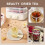 Digital Food Dehydrator with 6 Trays Adjustable Timer and 5