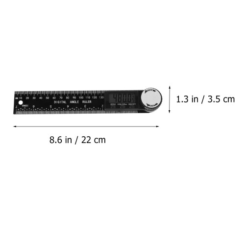Digital Angle Ruler 200mm Battery-Free 1
