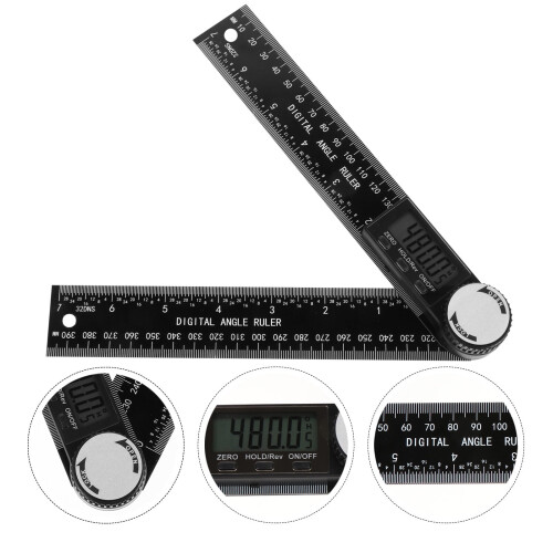 Digital Angle Ruler 200mm Battery-Free 2