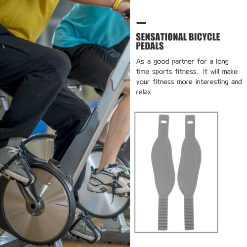 Exercise Bike Pedal Straps Adjustable 4 Pairs 1