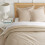 Levtex Home Cloud Waffle Taupe Euro kussensloopset van 2 (26x26) 4