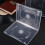 Transparente, tragbare CD-Aufbewahrungsbox für 6 CDs (Doppel-CD) 6