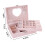Kiplyki Jewelry Box with Lock and Mirror 2-Layer 4