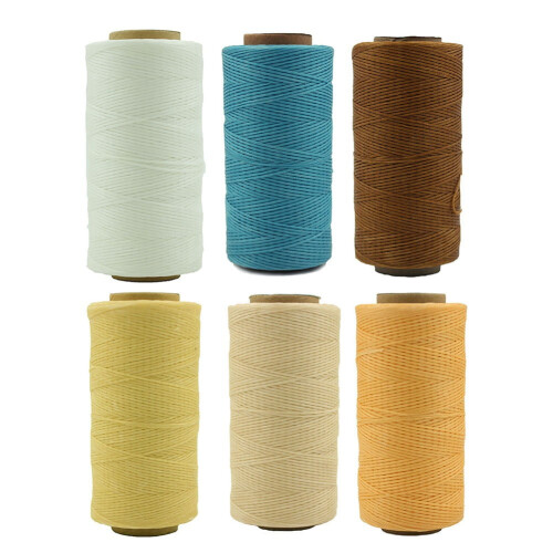 Hand-sewn braided wax cord 150D leather thread 1