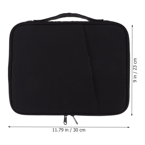 Portable tablet bag with handle for storage and carrying 1