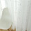 Silver Glitter Star Curtains Semi-Transparent 100x270cm 5