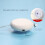 Battery Powered Christmas Window Lights LED Snowman Bell 7