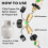 Propane tank Y-splitter adapter with gauge, 2-way 5