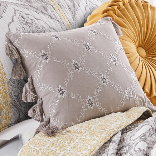 Διακοσμητικό μαξιλάρι Levtex Home St. Ives 14x18 ίντσες γκρι 1