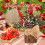 Small artificial Christmas tree with 20 LED lights and 5