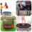 Trampolinmattor utomhustillbehörsset 10 delar 2
