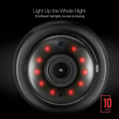 Ασύρματη οθόνη κάμερας IP HD 1080P, έξυπνη οικιακή νυχτερινή όραση IR, εσωτερική κάμερα 1