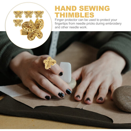 Eease hand sewing thimbles professional 10 pcs 2