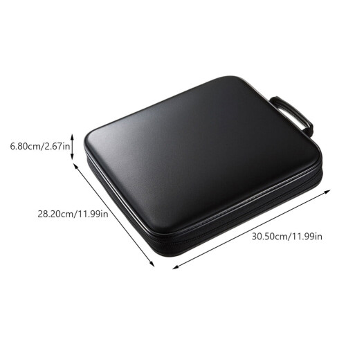 CD case portable 160-disc storage organizer 1