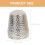 Eease copper sewing thimbles for embroidery 8 pcs 2