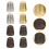 Eease copper sewing thimbles for embroidery 8 pcs 3