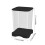 Mini aquarium with LED lighting and self-cleaning function 4