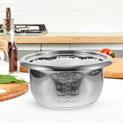 Innergryta i rostfritt stål, silver, non-stick 2