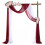 Wedding Arch Backdrop White Chiffon Curtain 1 Piece 2