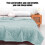 Skin-Friendly Microfiber Quilt for Queen Bed, Coin Pattern 8