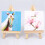 Mini Display Easel with Canvas 8x8 cm 10 Sets 5