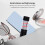 Color Light Emergency Torch with Rechargeable Battery and 4