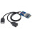 GUYUTING MINI PCI-E to USB Adapter 2-port 480Mbps 4