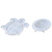 Crab Turtle Storage Box Silicone Mold DIY with Lid Plaster Concrete Resin Jewelry Display Plate Tray Molds Turtle