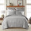 Levtex Home linned king size-seng lysegrå 91x51 cm 2