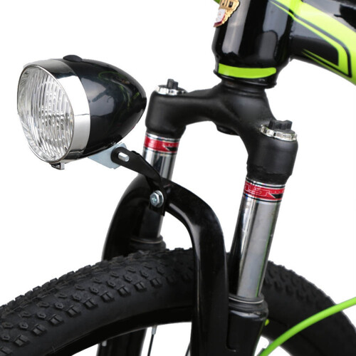 Vintage LED front headlight for mountain bike 2 pcs 1