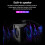 Mini HD1080P LED bærbar projektor sort 6
