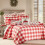 Διακοσμητικό μαξιλάρι Levtex Home κόκκινο λευκό 12x24 ίντσες 4