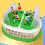 Fußball-Kuchenaufsatz, 1-teilig 3