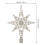 Christmas star tree topper vintage silver glitter 2