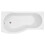 Balterley 1700 B shaped shower bath L/H 1