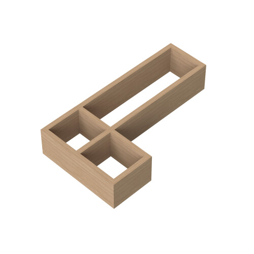Balterley L Shaped Organiser Insert 274x150x50