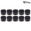 Black Racket Overgrip Anti-Slip Absorbent 10pcs 2