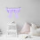 Purple wall-mounted office bookshelf 60-inch 2