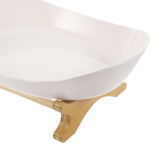 Wooden candy dish large serving bowl 12-inch 2