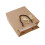 Conjunto de 5 sacolas de papel para presente Linaichen com alças, na cor dourada. 7
