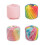 Cotton Yarn Rainbow Knitting Crochet Thread 4 Rolls 5
