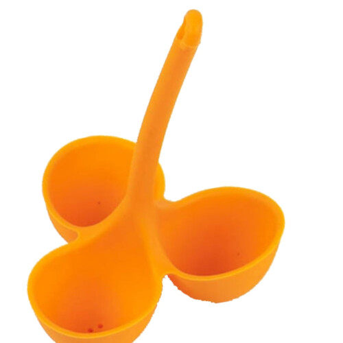 Silicone egg poacher set 3 pieces 2