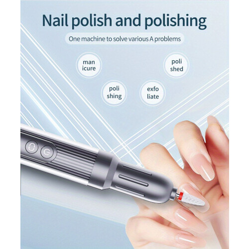 Electric Nail Drill Machine with Manicure Pedicure Tools Set 2