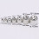 Haust earring tassel fixing caps 2 packs 12x12mm assorted 4