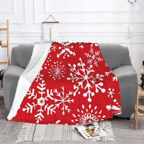 Couverture polaire de Noël douce et confortable 152 cm x 127 cm 2